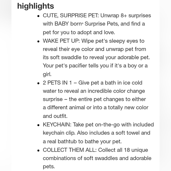 BABY BORN SURPRISE PETS color change animal Hippo vinyl toy bath hippopotamus - Picture 13 of 13